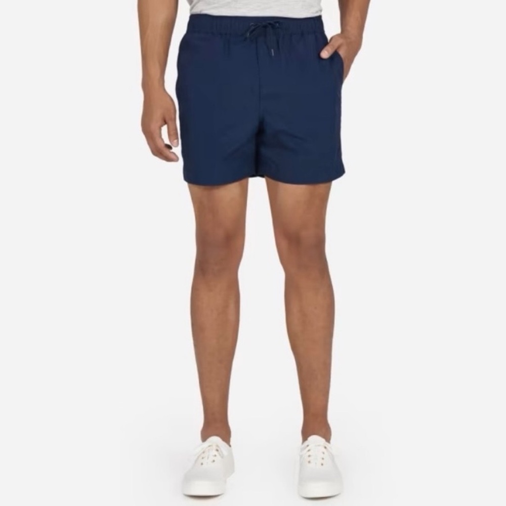 NWT Men‎ The Renew Swim Short Navy Blue Medium Sustainable